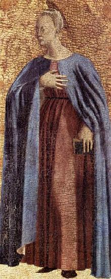 Virgin Annunciate, Piero della Francesca